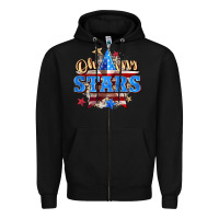 Black oh my stars Zipper Hoodie - Zillion Design Studio