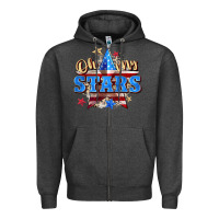 Charcoal Heather oh my stars Zipper Hoodie - Zillion Design Studio