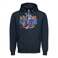 Navy oh my stars Zipper Hoodie - Zillion Design Studio