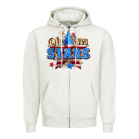 Oatmeal Heather oh my stars Zipper Hoodie - Zillion Design Studio