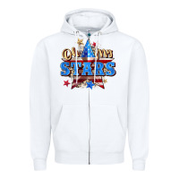 White oh my stars Zipper Hoodie - Zillion Design Studio
