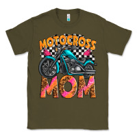 Army Green motocross mom Classic Tee - texasbilliewilder