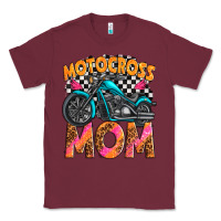 Burgundy motocross mom Classic Tee - texasbilliewilder