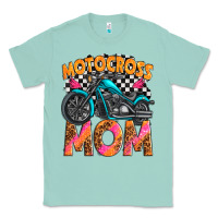 Seafoam motocross mom Classic Tee - texasbilliewilder