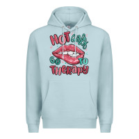 Blue Mist hot girls go to therapy Premium Hoodie - MaliasSmallBusiness