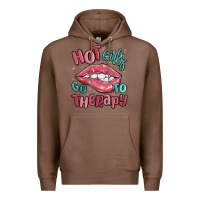 Chestnut hot girls go to therapy Premium Hoodie - MaliasSmallBusiness