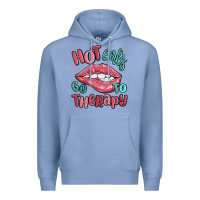Colony Blue hot girls go to therapy Premium Hoodie - MaliasSmallBusiness