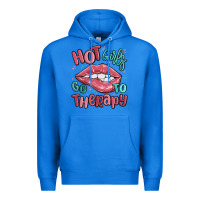 True Royal hot girls go to therapy Premium Hoodie - MaliasSmallBusiness