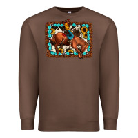 Chestnut rodeo cowboy Premium Sweatshirt - JahusDesignShop