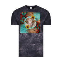 Cloud Black western merino Vintage Tee - BarkalooDesign