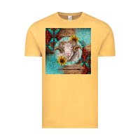 Vintage Mustard western merino Vintage Tee - BarkalooDesign