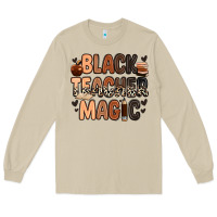Mushroom black teacher magic Long Sleeve Tee - Zillion Design Studio
