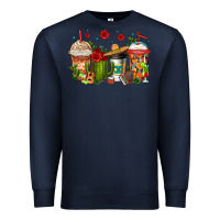 Navy cinco de mayo coffee cups Premium Sweatshirt - Jasminsmagicworld