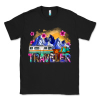 Black traveler Classic Tee - Zillion Design Studio