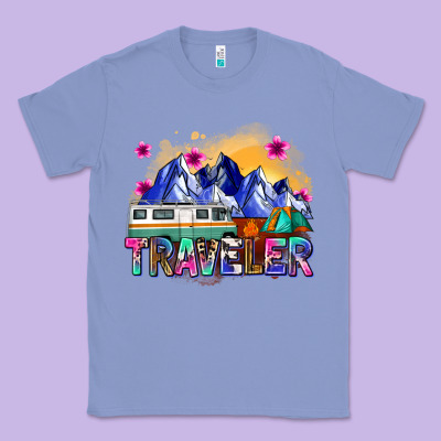 Traveler Classic Tee Designed By Zillion Design Studio