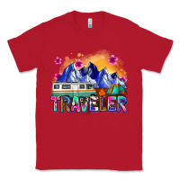 Red traveler Classic Tee - Zillion Design Studio