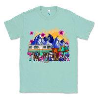 Seafoam traveler Classic Tee - Zillion Design Studio