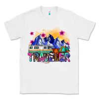 White traveler Classic Tee - Zillion Design Studio