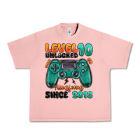 Salmon level 10 unlocked awesome since 2013 Urban Heavy Tee - MaliasSmallBusiness