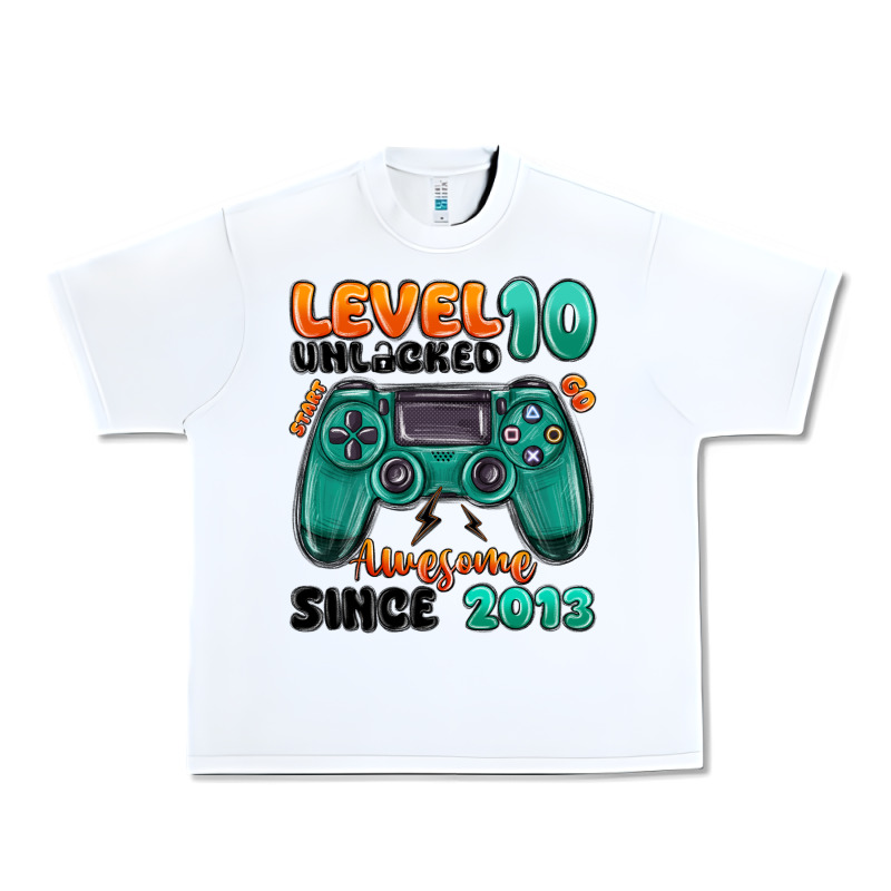 Level 10 Unlocked Awesome Since 2013 Urban Heavy Tee by MaliasSmallBusiness | Teevron