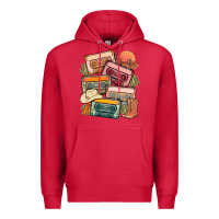 Cardinal customized country cassette tapes Premium Hoodie - MaliasSmallBusiness