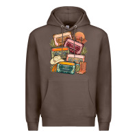 Coffee customized country cassette tapes Premium Hoodie - MaliasSmallBusiness