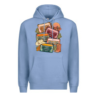 Colony Blue customized country cassette tapes Premium Hoodie - MaliasSmallBusiness