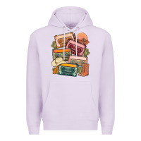Lilac customized country cassette tapes Premium Hoodie - MaliasSmallBusiness