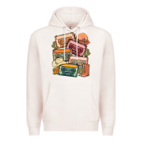 Pale Pink customized country cassette tapes Premium Hoodie - MaliasSmallBusiness