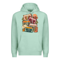 Seafoam customized country cassette tapes Premium Hoodie - MaliasSmallBusiness