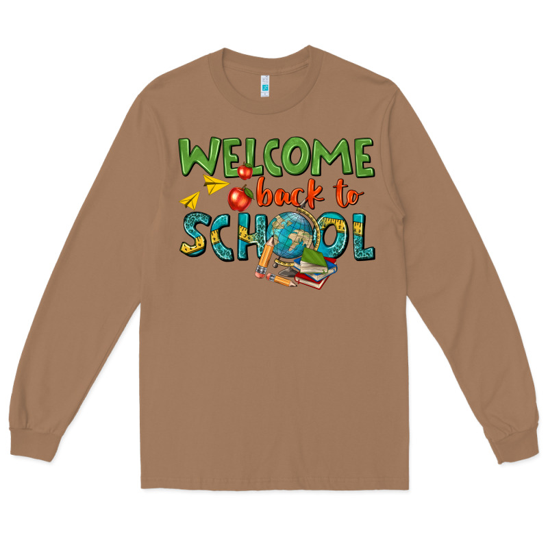Welcome Back To School Long Sleeve Tee by texasbilliewilder | Teevron