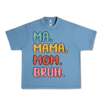 Pebble Blue ma mama mom bruh Urban Heavy Tee - MaliasSmallBusiness