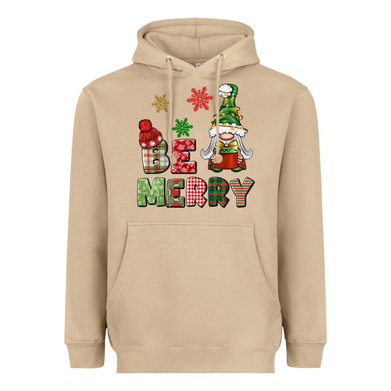 Be Merry Heavyweight Hoodie by BundleAndBundleShop | Teevron