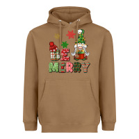 Toasted Coconut be merry Heavyweight Hoodie - BundleAndBundleShop