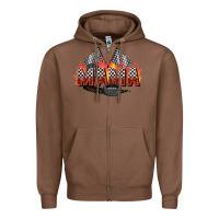 Chestnut race mama Zipper Hoodie - Zillion Design Studio