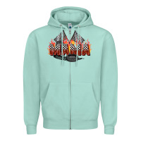 Seafoam race mama Zipper Hoodie - Zillion Design Studio