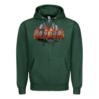 Sports Green race mama Zipper Hoodie - Zillion Design Studio