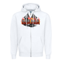 White race mama Zipper Hoodie - Zillion Design Studio