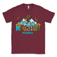 Burgundy mountain mama Classic Tee - texasbilliewilder
