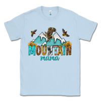 Dusty Blue mountain mama Classic Tee - texasbilliewilder