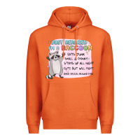 Carrot just realized im a raccoon Premium Hoodie - MaliasSmallBusiness
