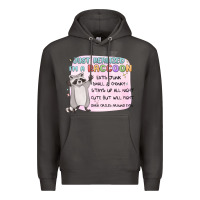 Smoke just realized im a raccoon Premium Hoodie - MaliasSmallBusiness