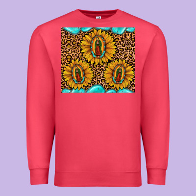 Our Lady Of Guadalupe Premium Sweatshirt Designed By Jahusdesignshop