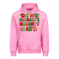 Fuchsia Pink on my husband's naughty list Urban Hoodie - MaliasSmallBusiness