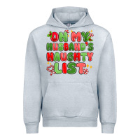 Heather Grey on my husband's naughty list Urban Hoodie - MaliasSmallBusiness