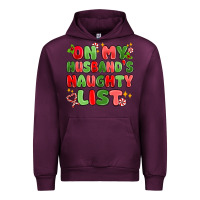 Mauve Wine on my husband's naughty list Urban Hoodie - MaliasSmallBusiness