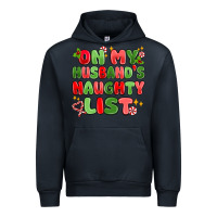 Navy on my husband's naughty list Urban Hoodie - MaliasSmallBusiness