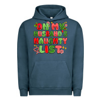 Pigment Midnight Navy on my husband's naughty list Urban Hoodie - MaliasSmallBusiness