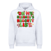 White on my husband's naughty list Urban Hoodie - MaliasSmallBusiness