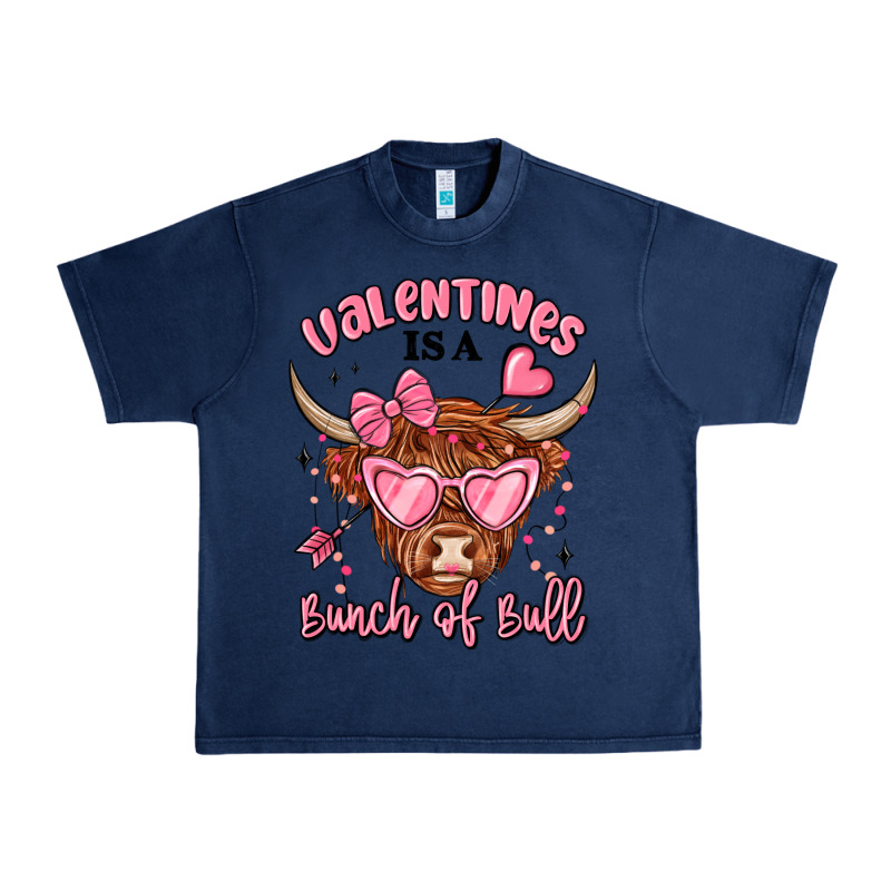 Valentines Is A Bunch Of Bull Urban Heavy Tee by MaliasSmallBusiness | Teevron